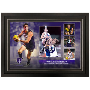 AFL - Fremantle Dockers "Luke McPharlin" Signed & Framed 8x10 Photo Display