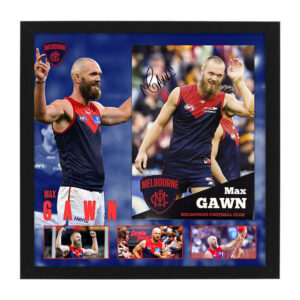 AFL - Melbourne Demons "Max Gawn" Signed & Framed 11x17 Photo Display