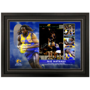 AFL - Westcoast Eagles "Nic Naitanui" Signed & Framed 8x12 Photo Display