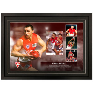AFL - Sydney Swans "Paul Kelly" Signed & Framed 6x7 Photo Display B