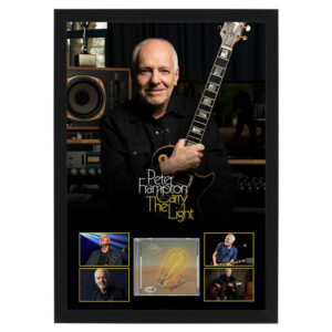 Peter Frampton - Signed & Framed "Carry The Light" CD Deluxe Display (JSA)
