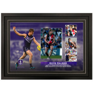 AFL - Fremantle Dockers "Rhys Palmer" Signed & Framed 8x10 Photo Display