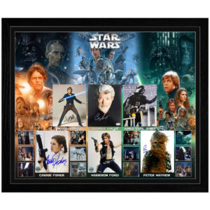 Star Wars - Cast Signed and Framed Photo Display (ACOA, PSA/DNA)