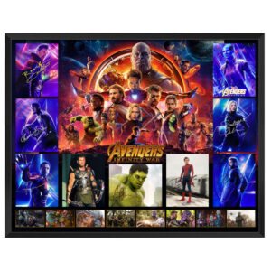The Avengers Infinity Wars - Cast Signed & Framed Display