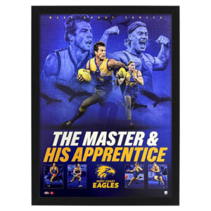 West Coast Eagles - Ben Cousins & Harley Reid 'The Master & His Apprentice' Framed Sportsprint