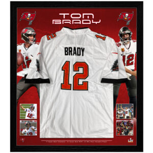 NFL – Tom Brady Signed & Framed Tampa Bay Buccaneers Jersey