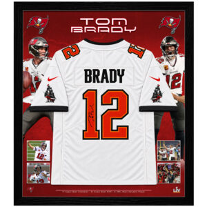 NFL – Tom Brady Signed & Framed Tampa Bay Buccaneers Jersey