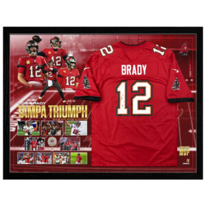 NFL – Tom Brady Signed & Framed Tampa Bay Buccaneers Jersey (JSA)