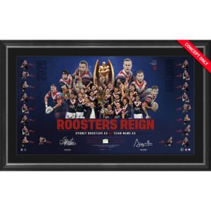 Sydney Roosters 2026 Premiers Dual Signed Lithograph