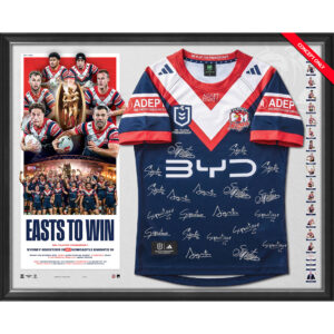 Sydney Roosters 2026 Premiers Team Signed Jersey