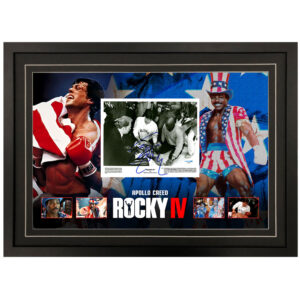 Carl Weathers - "Rocky IV" Signed & Framed 8x10 Photograph Display