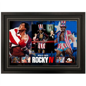 Carl Weathers - "Rocky IV" Signed & Framed 8x10 Photograph Display