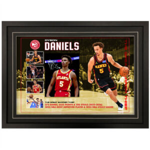 Atlanta Hawks – Dyson Daniels Signed & Framed 8x10 Photo Display