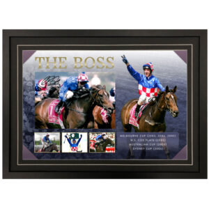 Glen Boss - Makybe Diva Signed & Framed 8x10 Print Display