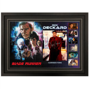 Harrison Ford - "Blade Runner - Rick Deckard" Signed & Framed 8x10 Photo Display