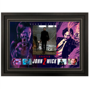 Keanu Reeves - "John Wick 2" Signed & Framed 8x10 Photo Display