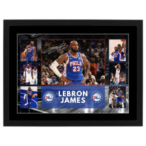 Basketball - LeBron James Philadelphia 76ers Framed Pre Print