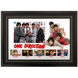 Music - One Direction Band Signed & Framed 8x10 Photo Display