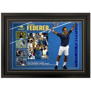 Tennis - Roger Federer Signed & Framed 8x10 Photo Display (Beckett)