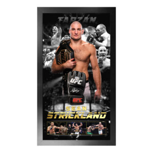 UFC - Sean Strickland Signed & Framed UFC Glove (Beckett)